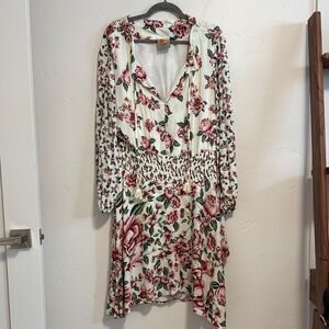 Farm Rio Floral Print Dress